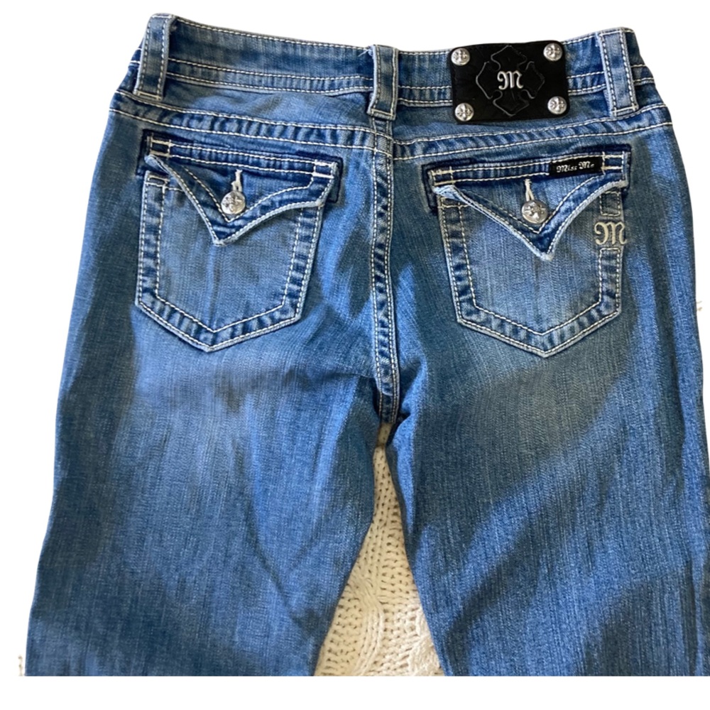 Miss Me Women's Skinny Jeans - Blue - Picture 8 of 10